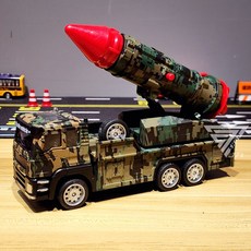 【台灣出貨】大號可發射導彈軍事車 合金車 火箭炮模型車 裝甲軍事車 軍事發射車 慣性軍事車 砲彈玩具車 軍事汽車玩具, 1個, 火箭導彈車