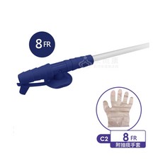 來而康 勤達 抽痰管(滅菌) 醫療級 滅菌款 抽痰包 附抽痰手套 50條/包 一箱12包販售, 1箱, 8FR (50條/袋，一箱12袋販售)