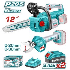 TOTAL 20V 鋰電鏈鋸機 果樹剪組套 12吋 BLMOTOR, 1個