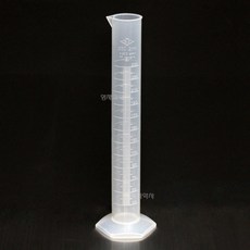 국산 플라스틱 메스실린더 250ml 1개입 눈금 실린더