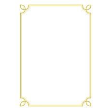 세우세 고급 상장용지 금박테두리 모음 21 x 29.7cm A4 size, 금박테두리_no6번, 10매