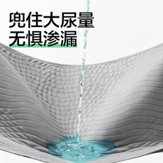 good 隔尿墊老人防水可洗牀墊臥牀癱瘓防漏尿護理, 1個, 灰色