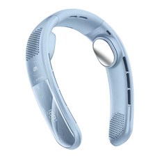 樂米 LARMI 穿戴式 頸掛風扇 風扇 隨身風扇 LMF16 風扇 三段風量 頸掛式 隨攜扇 小風扇 輕量 靜音, 樂米 冰川藍 LMF16