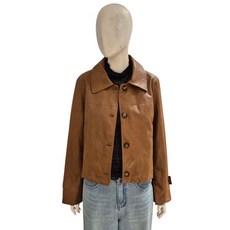 [백화점 홈쇼핑 정품] 에이비에프지 스탠카라넥 인조가죽 쟈켓 ADZ4HL03J