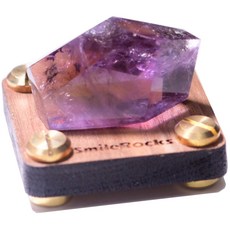 SmileRocks 石麥水晶 隨形冰塊水晶 No.623240516 居家擺飾 療癒小物, 紫水晶