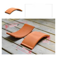 붉은 기와 인테리어 야외 정원, 라인 220 100x45mm