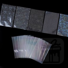 홀로그램 포카 슬리브 투명 포토 슬리브 57x88mm 콜북, 큰별, 큰별
