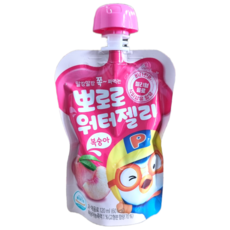 팔도 뽀로로 워터젤리 복숭아, 15개