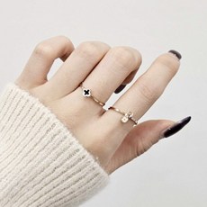 써지컬블랙클로버반지2setNE