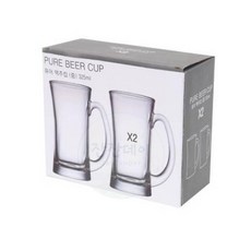 앤서룸 맥주컵 325ml 2p 잔