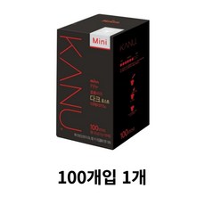 KANU 深烘焙美式黑咖啡隨身包, 0.9g, 100條, 1盒