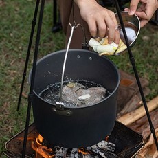 캠핑문 경량 알루미늄 더치오븐 코펠(L) uts3+1bKo