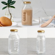 델몬트 유리병 델몬트미니병 유리물병 쥬스병180, 5개, 180ml