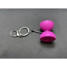 三鈴SUNDIA 小可愛吊飾鈴2代 扯鈴配件 個性化裝飾 鈴聲清脆, 吊飾鈴2代-桃紅, 1個