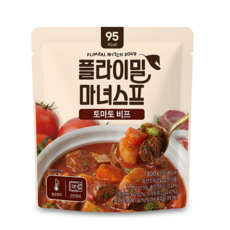 플라이밀 마녀스프 토마토 비프, 300g, 5개