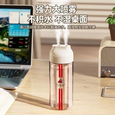小狗 噴霧加濕器 505ML雙噴頭迷你桌上型加濕器, 標準版【11萬小霧量/微加溼/】細膩水霧,505ML雙噴頭加溼器【帶線直插】食品級, xiaogou