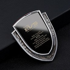 비브랜드 EV5 유니크 레터링 간편부착 몰딩 엠블럼 튜닝 익스테리어 (호환상품), 골드(1P)