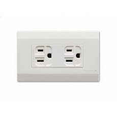 Panasonic 星光系列 接地雙插座 WTDFP15123K, 1個