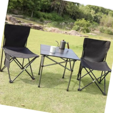 포켓체어 캠핑 낚시 불멍 테이블 체어 접이식 이지 포켓 의자, 블랙