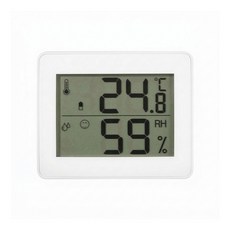 벽걸이 스탠드 겸용 큰글씨 디지털 온습도계 100mmx80mm, 화이트, 1개