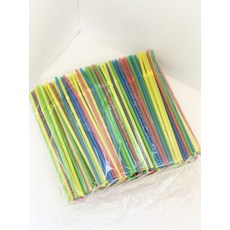 빨대 혼합 500개입 카페 커피 일회용 자바라 빨대, 혼합자바라빨대