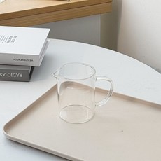 店長精選 玻璃量杯 帶刻度 可微波 加厚耐高溫 帶蓋帶把 廚房烘焙計量杯, 1個, 耐高溫【明火/微波可用】,中號-500ml【帶白刻度】