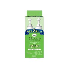 エステー 自動でシュパッと 芳香劑 芬蘭葉香 補充瓶 2入組, 2個, 39ml, 芬蘭葉