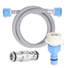 와이넷 스마트 연장용 세탁기호스 냉수 1m, 1개, 블루