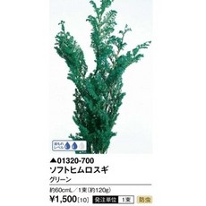 日本大地農園不凋諾貝松雪松藍柏石松羅漢柏聖誕節裝飾永生花乾燥花，持久 сохраняет 美麗，營造溫馨浪漫氣氛, 01320-700不凋雪松, 藍色