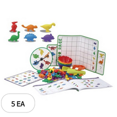 캐스비 튼튼 창의놀이 공룡수세기 세트, 5세트