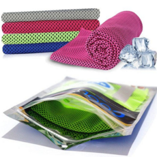 건식 쿨 타월 휴대용 스포츠 여름 건식 냉감 타월 쿨링 골프, 그린 5장