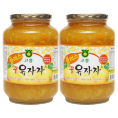 (최신제조) 고흥특산 농협 품질관리 100% 국산 벌꿀 유자차, 1kg, 2개, 1개입