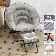 누울 수 있고 잘 있는 침실 1인용 소파 베란다 거실 레크리에이션 보금자리 접이식 리클라이너, 9 편안한 발 업그레이드 넓은 좌석 그레이 눕는 게 편