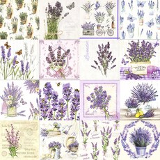 특별한공예샵 라벤더 냅킨모음 20장, 1개