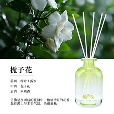 無火香薰高級感藤條家用室內持久清新除臭創意家居擴香簡約擺件, 梔子花:150ml