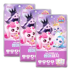 프린세스 캐치티니핑 썸머패치 24매입 26년제조, 3개, 혼합 26년