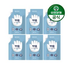 해피홈 SAFE365 포밍 핸드워시 무향 리필, 200ml, 6개