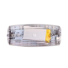 肩夾警示燈 爆閃LED肩燈 警用肩燈, 1個, 紅藍無字（帶充電器）