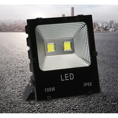 LED投射燈 超薄型 全電壓 IP66防水戶外燈, 1個, 100W(白光)
