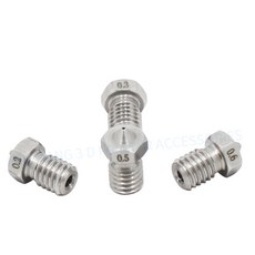 【創意3D列印】E3D-V5 E3D-V6 不銹鋼噴嘴噴頭, 1個, 0.4/3.0mm