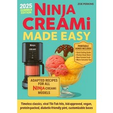 (영문도서)Ninja Creami Made Easy: Foolproof Recipes from Newbie to Pro Paperback, Independently Published, English, 9798289738592