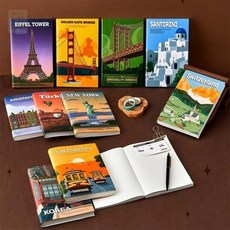 스토어-정유 아르디움 트래블 더 월드 여행라인 노트 감성여행노트, 산토리니