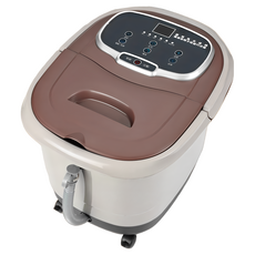 歌林kolin 微電腦噴淋足浴機KSF-LN07 定時定溫 電動滾輪按摩 LED面板 15公升大容量, KSF-LN07