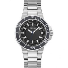 GUESS 게스 남성용 스포츠 Diver-Inspired 44mm 시계 메탈 손목시계 471699