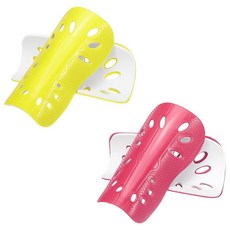 YELARXI 축구 정강이 보호대 통기성 있는 패드 종아리 보호 장비 보호대 슬리브 - 핏 (축구 경기 훈련 성인) S & 2팩 로즈 레드/형광 그린, YELARXI 축구 정강이 보호대, 통기성 있는 패드,