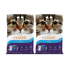 加拿大晶鑽 Classic 超凝結低粉塵貓砂 14KG 2包, 無香