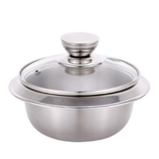 키친플라워 쿠킨 통3중 뚝배기 가마솥, 14cm, Dark gray, 1개