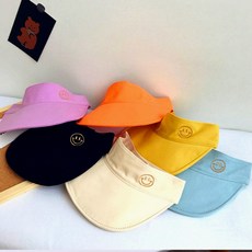 아동 스마일태그썬캡 유아 귀여운모자 준캡 어린이 자외선차단 여름밀짚모자