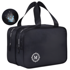 로이에 건습식 분리형 목욕 수영 가방, 블랙