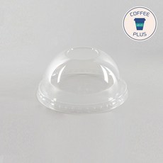 페트 92mm 무타공 뚜껑 100개 PET 리드 테이크아웃, 1개